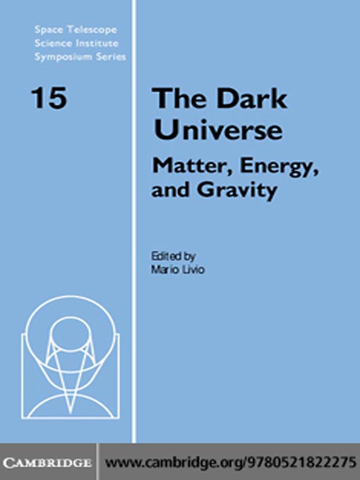 Cover image for The Dark Universe
